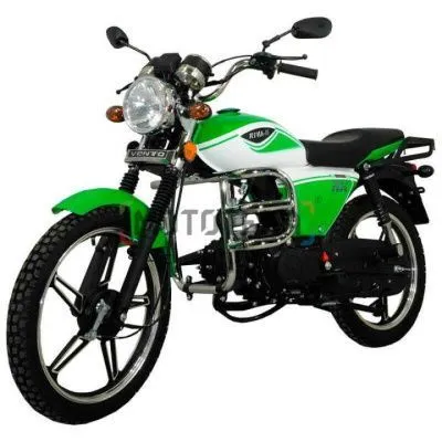 Мопед Vento (Венто) VMC RIVA - II RX 49cc (110) (дуги. без сигнализации) GREEN/WHITE