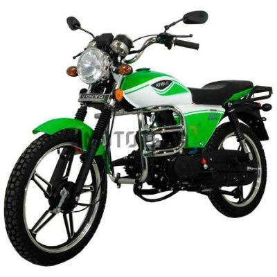 Мопед Vento (Венто) VMC RIVA - II RX 49cc (110) (дуги. без сигнализации) GREEN/WHITE