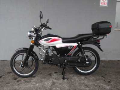 Мопед Vento (Венто) VMC RIVA - II RX 49cc (110) (дуги. без сигнализации) BLACK/WHITE/RED