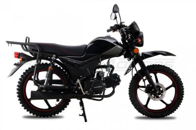 Мопед ROCKOT (Рокот) ALPHA OFFROAD RM 50 - 2 чёрный глянцевый