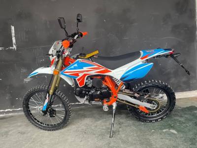 Питбайк Мотомир X - MOTOS RX 140 17/14 голубой/красный