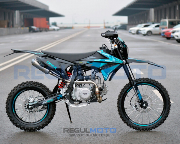 Питбайк Regulmoto (Регулмото) ONIX 49 (125) чёрный/синий | Мототека