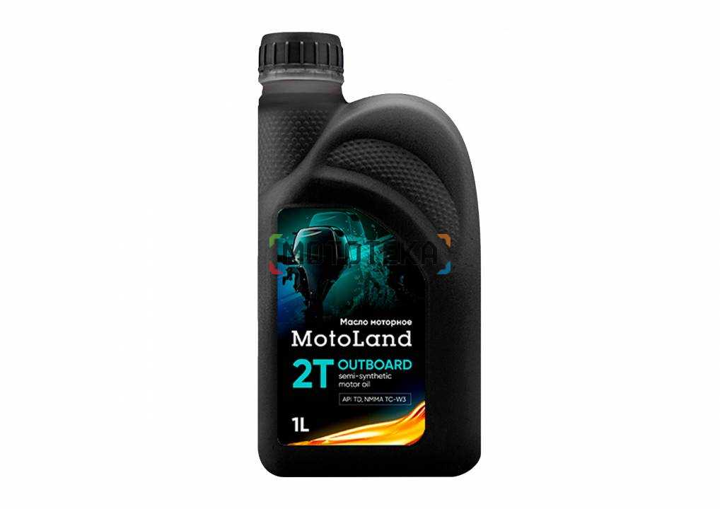 Масло моторное MotoLand (Мотолэнд) Outboard 2T TC-W3 1л