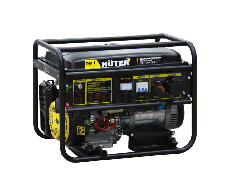 Электрогенератор бензиновый Huter (Хутер) DY11000LX - 3