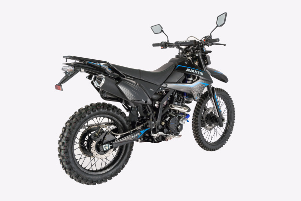 Мотоцикл кроссовый / эндуро Avantis (Авантис) LX 300 (CBS300/ZS174MN-3) 2022 чёрный/красный с ПТС | Мототека