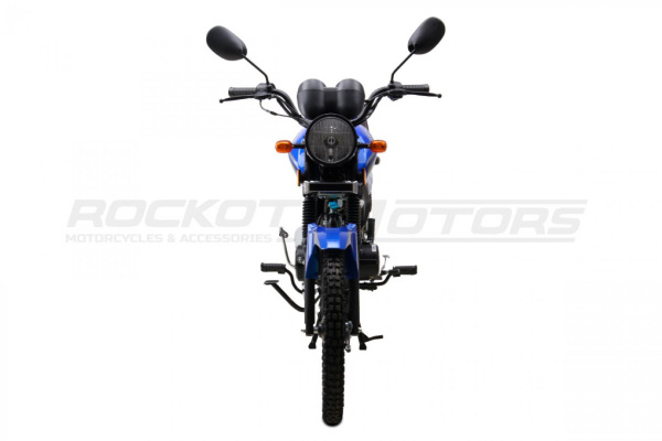 Мопед ROCKOT (Рокот) ALPHA TOURIST M - 11 Lite синий глянцевый | Мототека