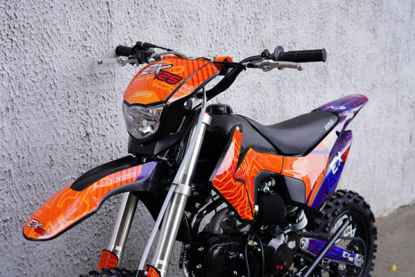 Питбайк BSE (БСЕ) EX 17/14 Blue Orange Ant (040) | Мототека