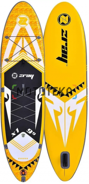 Надувная доска для sup - бординга Zray (Зетрей) X - RIDER (X1) 9.9 2019