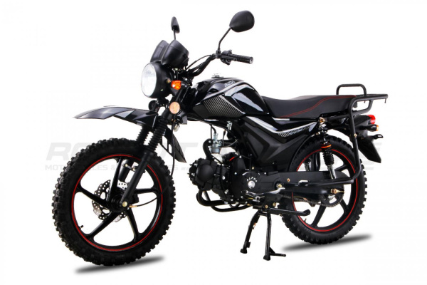Мопед ROCKOT (Рокот) ALPHA OFFROAD RM 50 - 2 чёрный глянцевый | Мототека