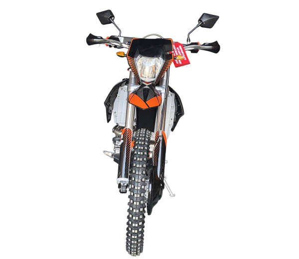 Мотоцикл кроссовый / эндуро X - MOTOS CBRL3 чёрный/оранжевый/голубой с ПТС | Мототека