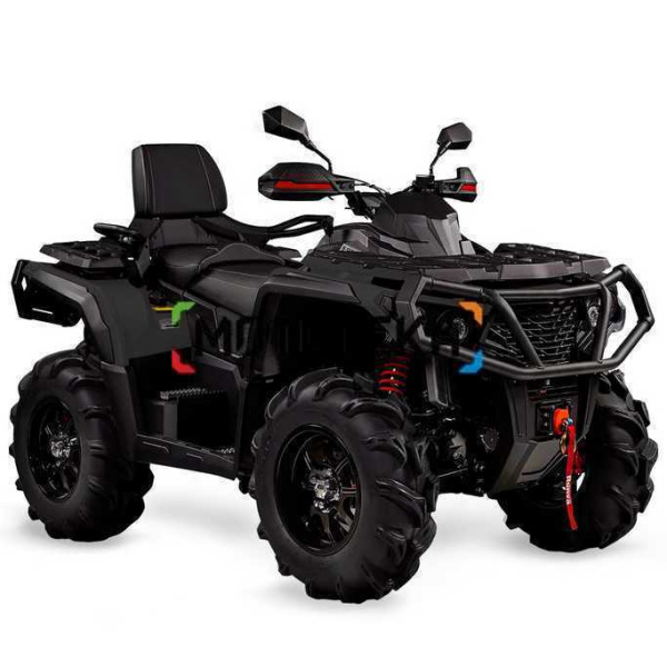 Квадроцикл AODES (Аодес) Pathcross ATV650L PRO EPS LCD двухместный черный с ПСМ | Мототека