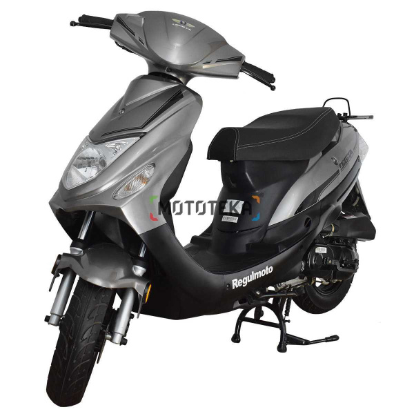 Скутер Regulmoto (Регулмото) DIGITA 50 (LJ50QT - 3L) серебристый | Мототека