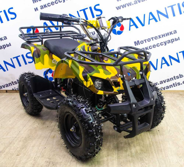 Электроквадроцикл детский Avantis (Авантис) ATV Classic E 800W сафари (машинокомплект) в магазине Мототека по цене 0 ₽