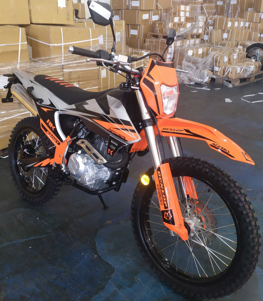 Мотоцикл кроссовый / эндуро Racer (Рейсер) RC250GY - C2K K2 зелёный с ПТС | Мототека