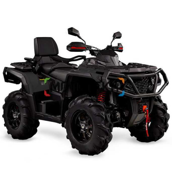 Квадроцикл AODES (Аодес) Pathcross ATV650L PRO EPS LCD двухместный черный с ПСМ | Мототека
