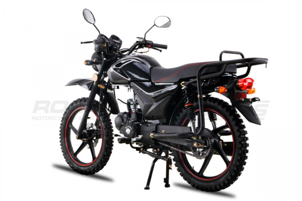 Мопед ROCKOT (Рокот) ALPHA OFFROAD RM 50 - 2 чёрный глянцевый | Мототека