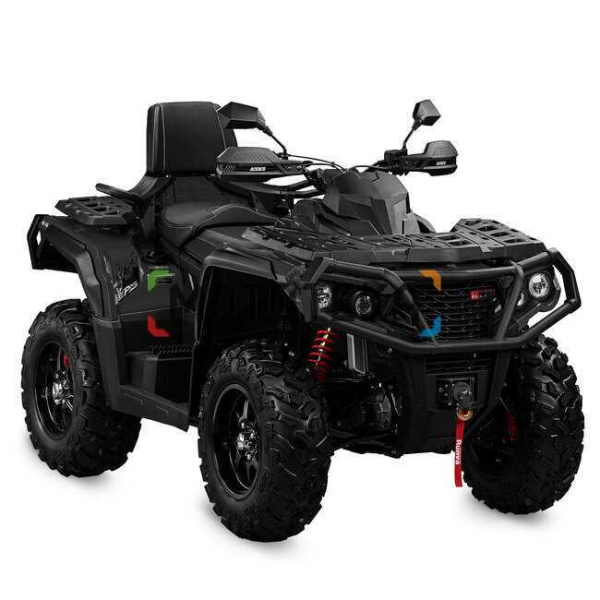 Квадроцикл AODES (Аодес) Pathcross ATV650L EPS LCD двухместный черный с ПСМ | Мототека