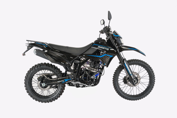 Мотоцикл кроссовый / эндуро Avantis (Авантис) LX 300 (CBS300/ZS174MN-3) 2022 чёрный/красный с ПТС | Мототека
