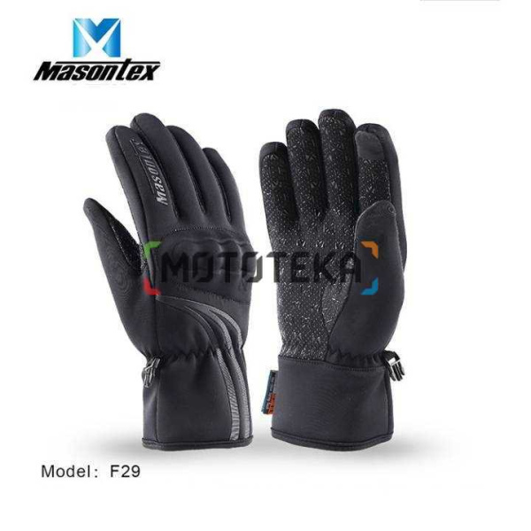 Мотоперчатки Masontex (Масонтекс) F29 чёрный (M)