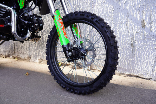 Питбайк BSE (БСЕ) EX 17/14 Green Orange Ant (040) | Мототека