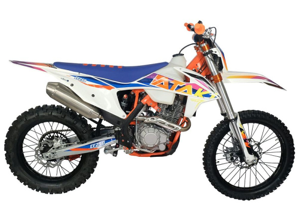 Мотоцикл кроссовый / эндуро ATAKI (Атаки) EF250R (4T 172FMM - 6 4V) 21/18 (2023 г.) | Мототека