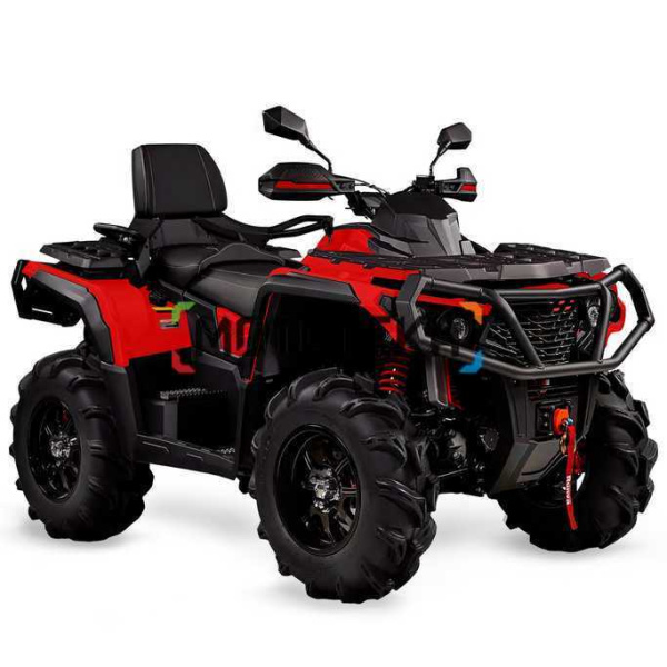 Квадроцикл AODES (Аодес) Pathcross ATV650L PRO EPS LCD двухместный красный с ПСМ | Мототека