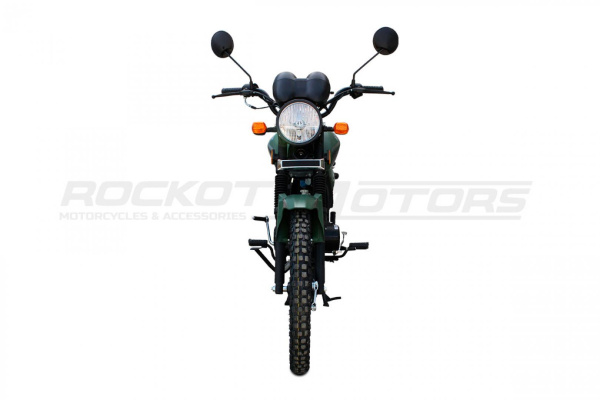 Мопед ROCKOT (Рокот) ALPHA TOURIST M - 11 Lite зелёный матовый | Мототека