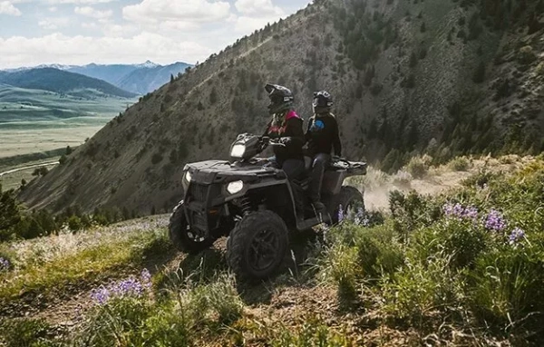 Квадроцикл Polaris (Полярис) Sportsman Touring 570 - Sonic Blue с ПСМ | Мототека