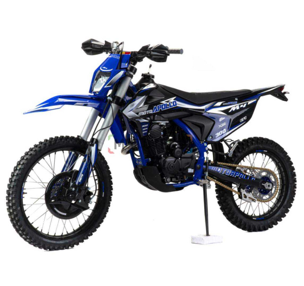 Мотоцикл кроссовый / эндуро Moto Apollo (Мото Аполло) M4 300 EFI (175FMN PR5) синий | Мототека